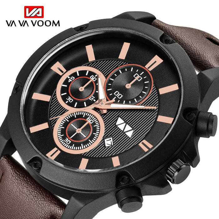 Sport Fashion Calendar Quartz Waterproof for Men Watch Relogio Masculino
