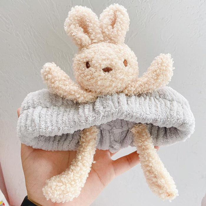 Three Dimensional Plush Rabbit Hair Band