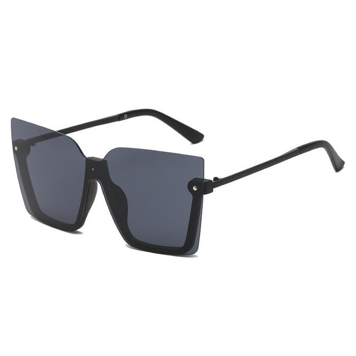 Lower half frame one piece Sunglasses