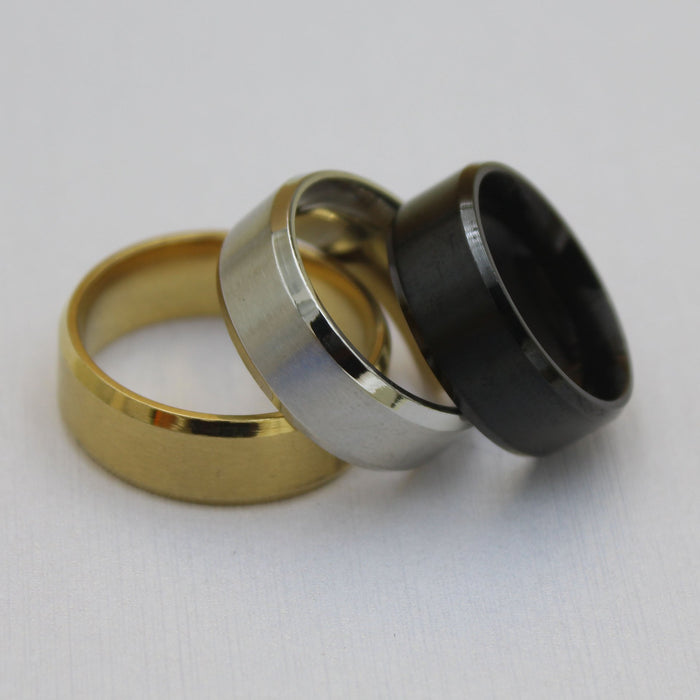 Stainless Steel Matte Ring