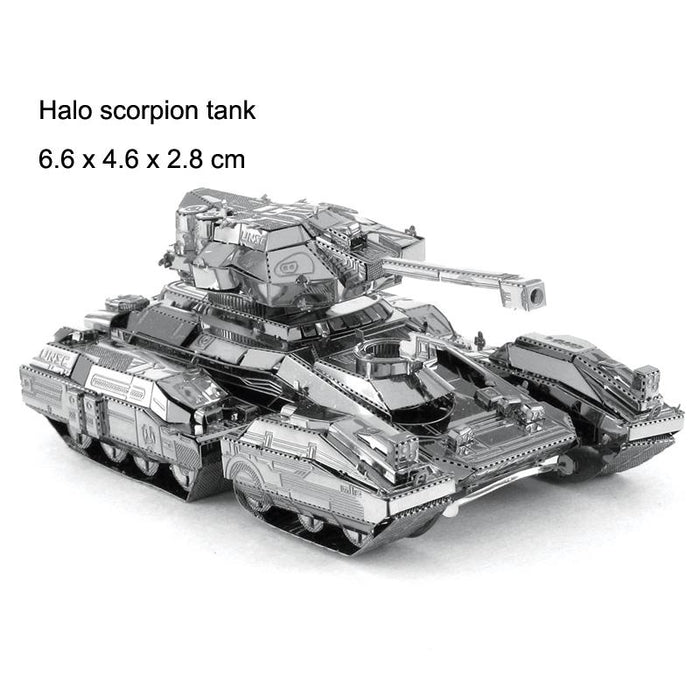 Tank 3D Metal Puzzle Chieftain Tank Puzzle Gift Toys