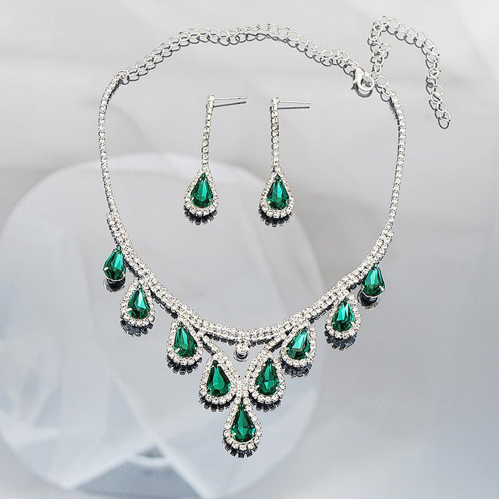 New Fashion Exquisite Necklace Earring Set Jewelry