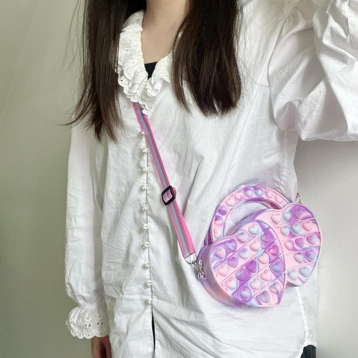 Decompression puzzle bag cartoon children's coin purse toy