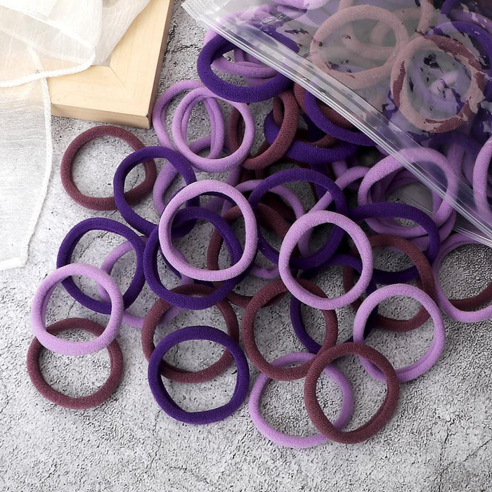 50PCS/Set Women Girls Basic Hair Bands