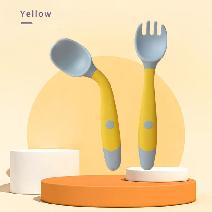 Bendable Silicone Spoon for Baby Utensils Set