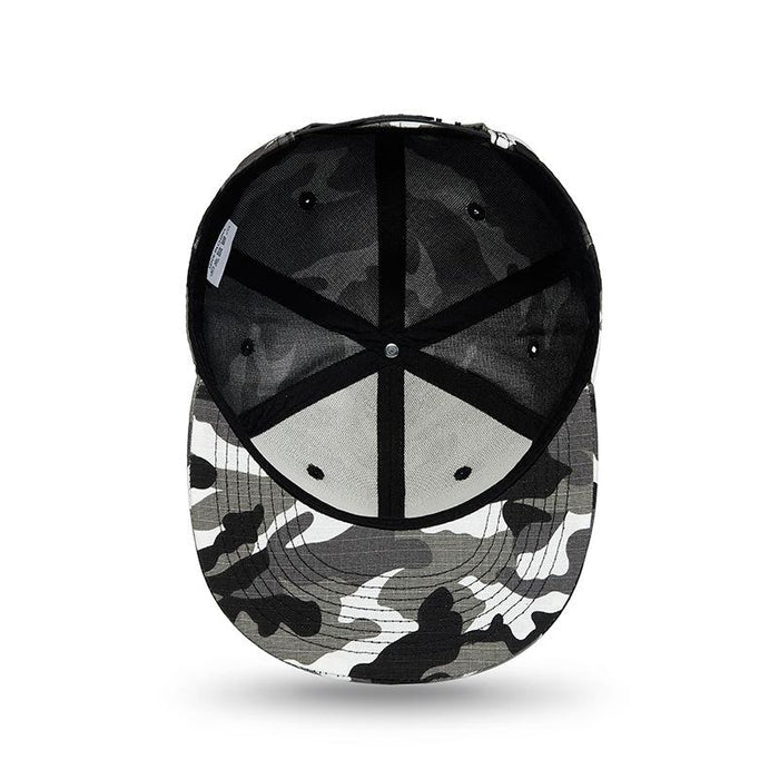 New Check Cotton Camo Baseball Cap