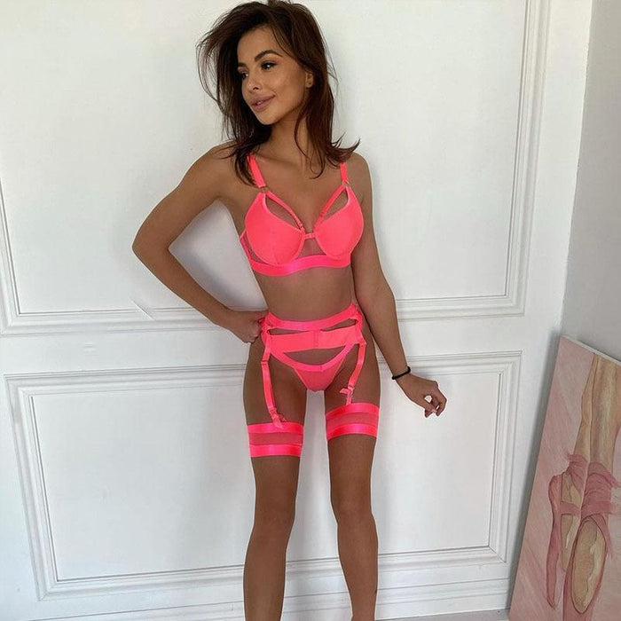 Women's Fashion Sexy Lingerie Push Up Underwear Set