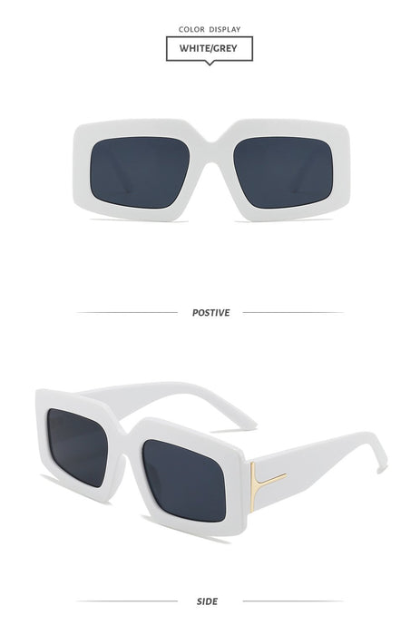 T-box Sunglasses stripe RETRO SUNGLASSES