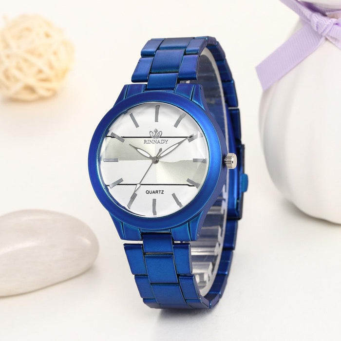 New Stainless Steel Women Wristwatch Quartz Fashion Casual Clock LLZ22221