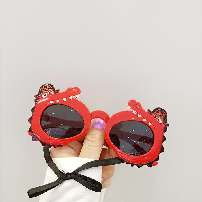 Cute Cartoon Pirate Crocodile Children's Sunglasses