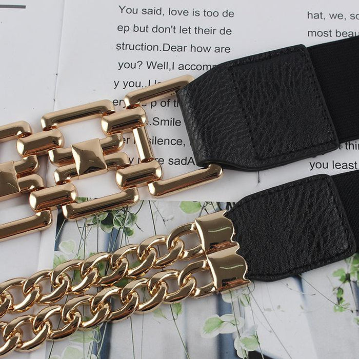 Black Fashion Simple Women's Belt