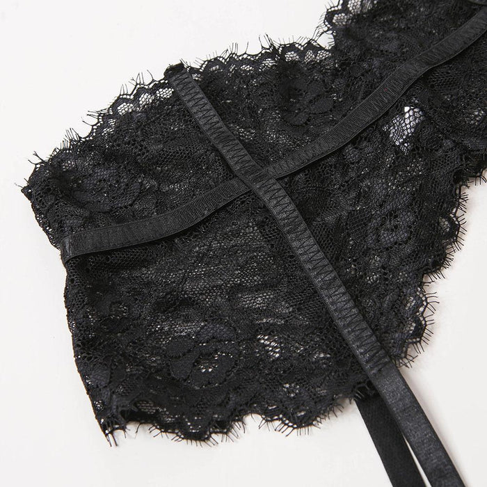 Women's Fashion Lace Underwear Garter Lingerie Set