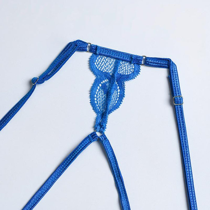 Women's Mesh Floral Stitching Underwear Sexy Lingerie Set