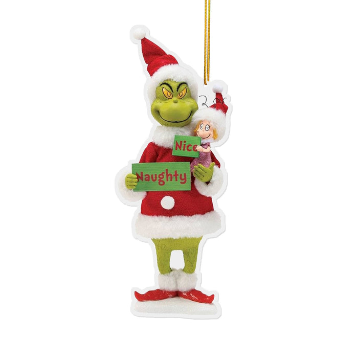 Green Headdress Grinch Christmas Tree Pendant Decoration