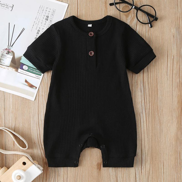 Summer Infant Clothes Solid Jumpsuit