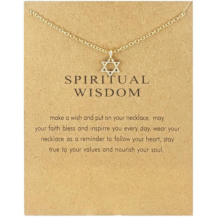 Card Love Horseshoe Five Pointed Star 8-character Skull Short Necklace