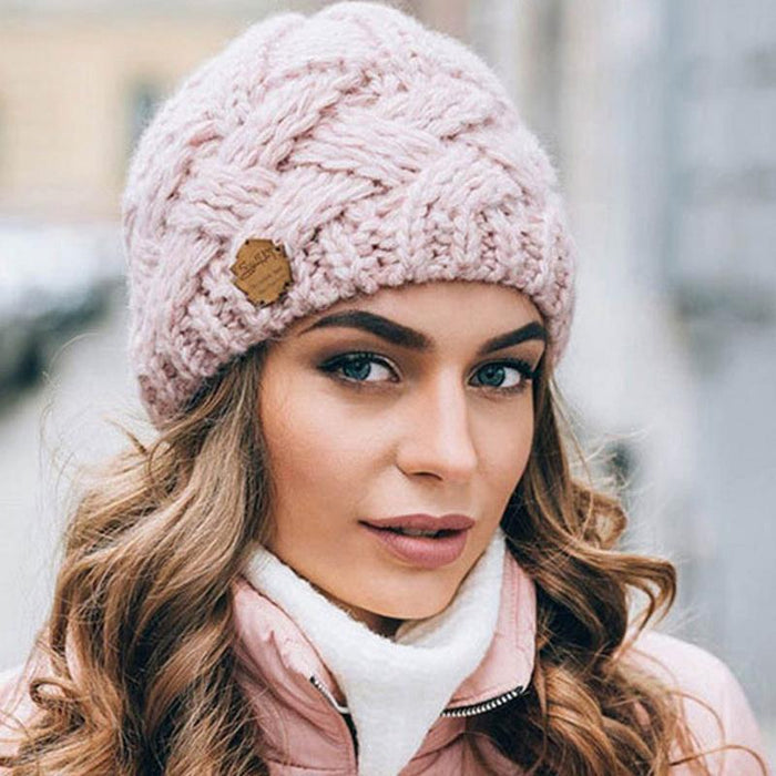 Warm Balaclava Women Knitted Hat