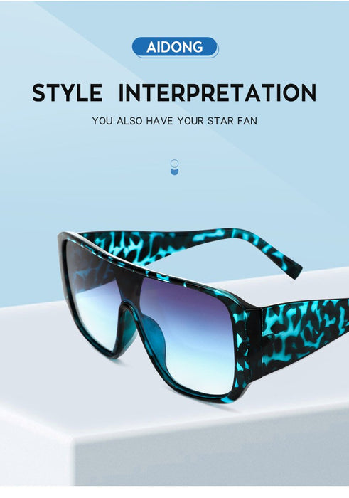Men's and women's Sunglasses large frame sunglasses