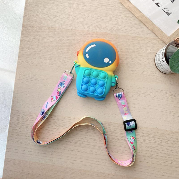 Messenger bag decompression vent toy student bag