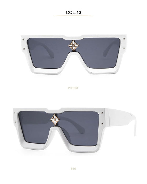 Sunglasses men's and women's Square Rhinestone Sunglasses