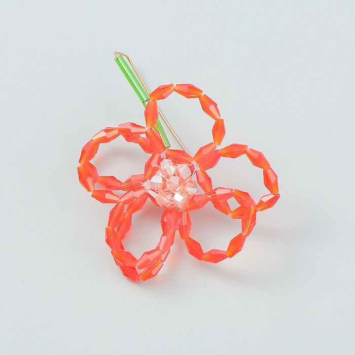 Fashion Multicolor Acrylic Floral Earrings
