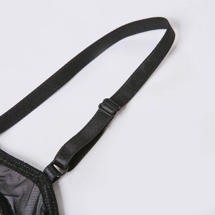 Women Sexy Lingerie Flower Lace Underwear Set