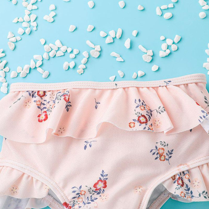 Girls Suspender SWIMSUIT Suit Baby Bikini Printed Split Swimsuit