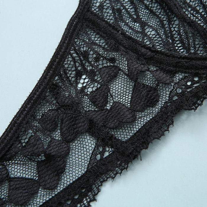 Sexy Lace Lingerie Garter Set Women Intimates Underwear