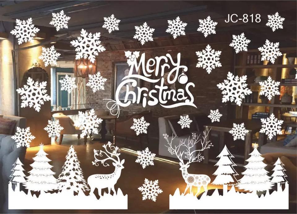 2022 Christmas Window Stickers