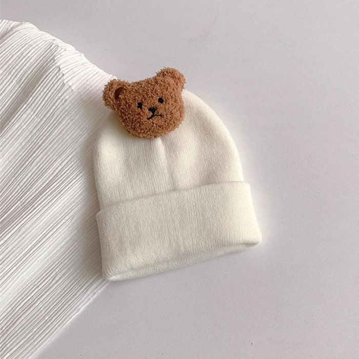 Cartoon Bear Toddler Soft Cute Winter Warm Hat