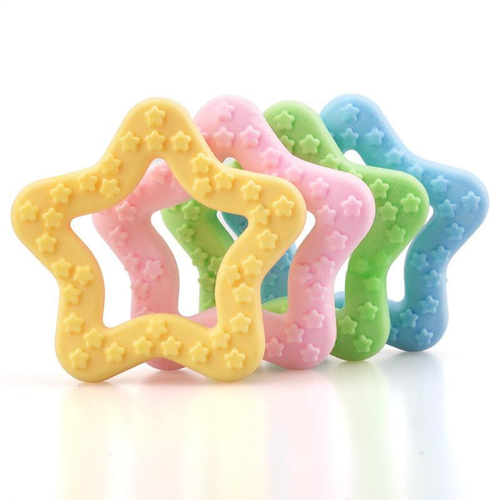 Brand new dog toy teether rubber dog tooth cleaning toy