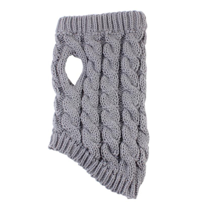 High collar knitted pet cat and dog clothes