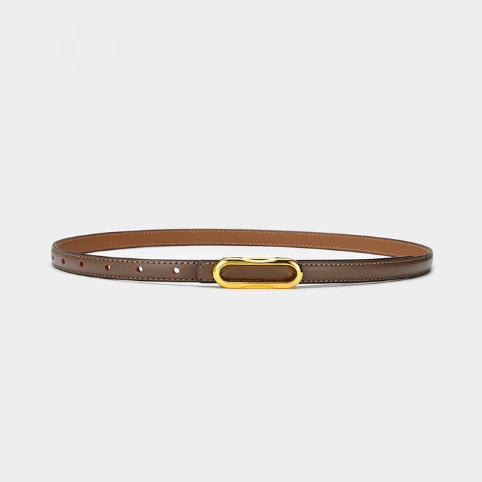 Multicolor and Versatile Small Belt with Jeans and Slim Waist