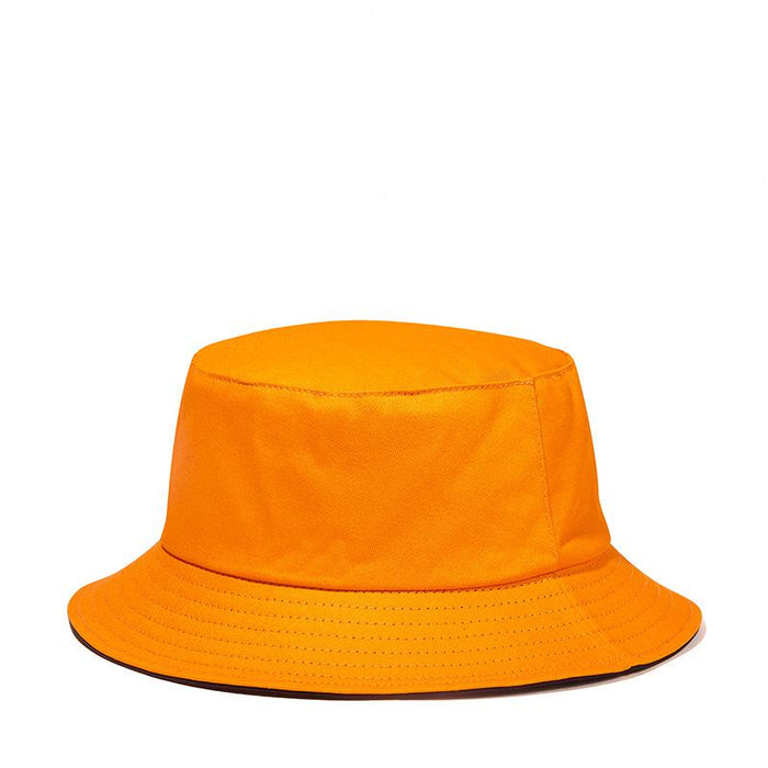 New Solid colour Double-sided Fisherman Hat Sun Hat
