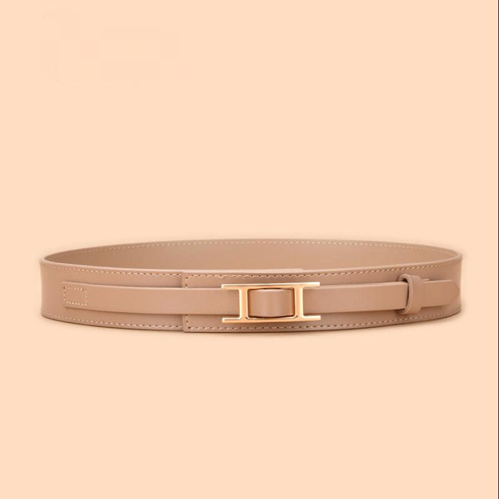 Women's Belt Decorated with Parka Waist Elastic Belt