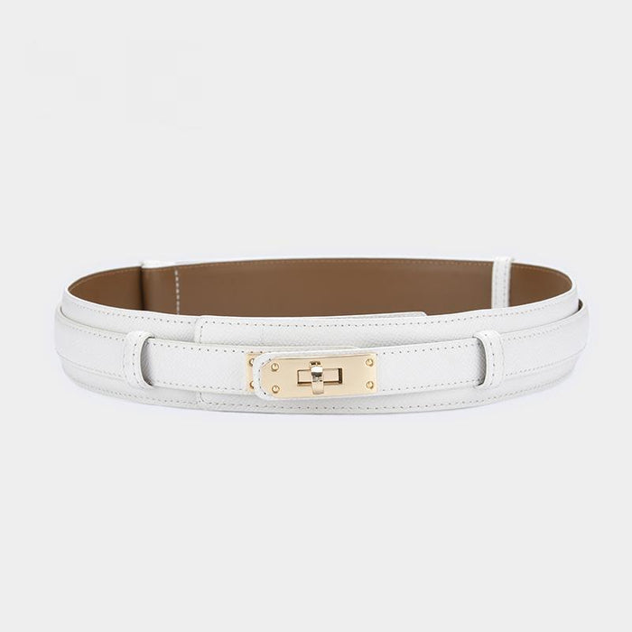 Fashionable Buckle Style with Dress Waist Leather Belt