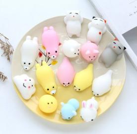 Kawaii Mochi Squishy Pack Animal Antistress Ball Squeeze Toys
