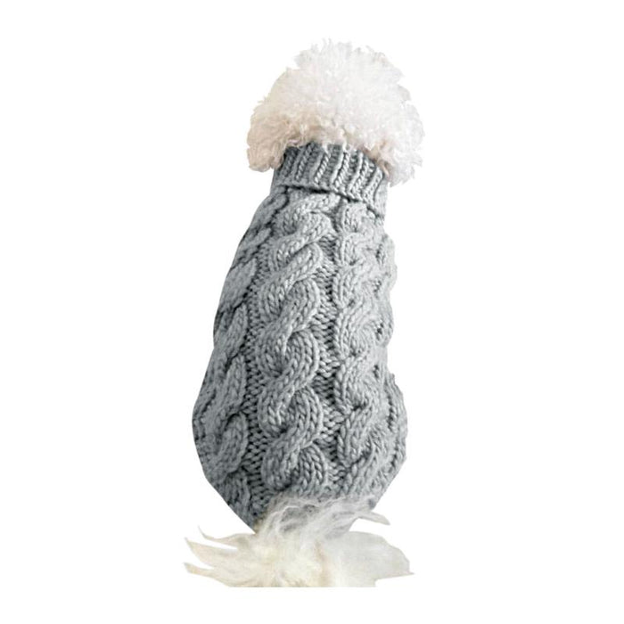 High collar knitted pet cat and dog clothes