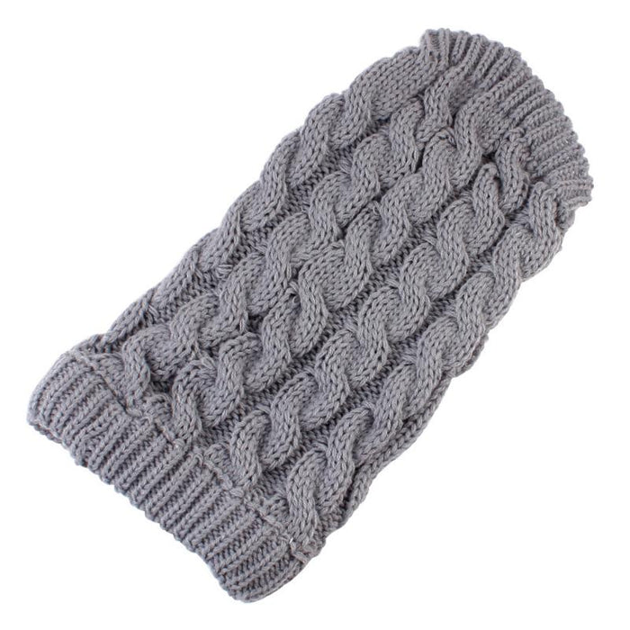 High collar knitted pet cat and dog clothes