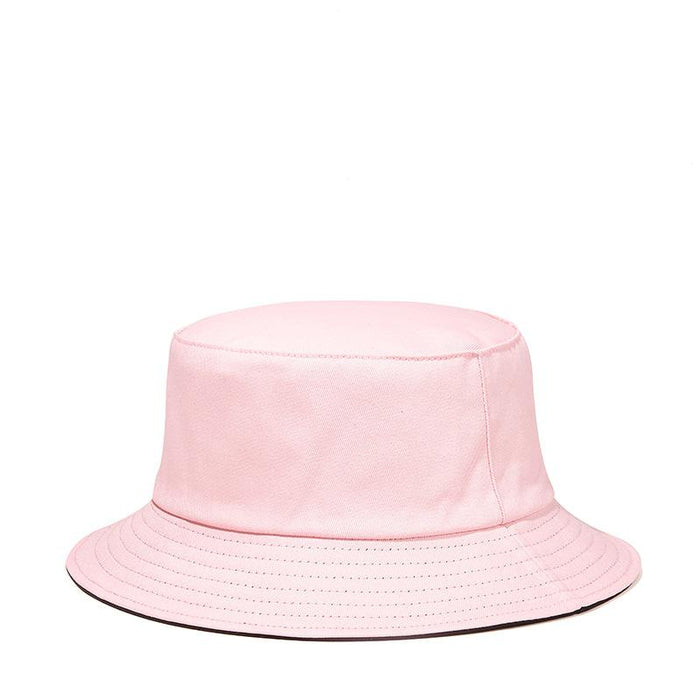 New Solid Color Double-sided Fisherman Hat Sun Hat