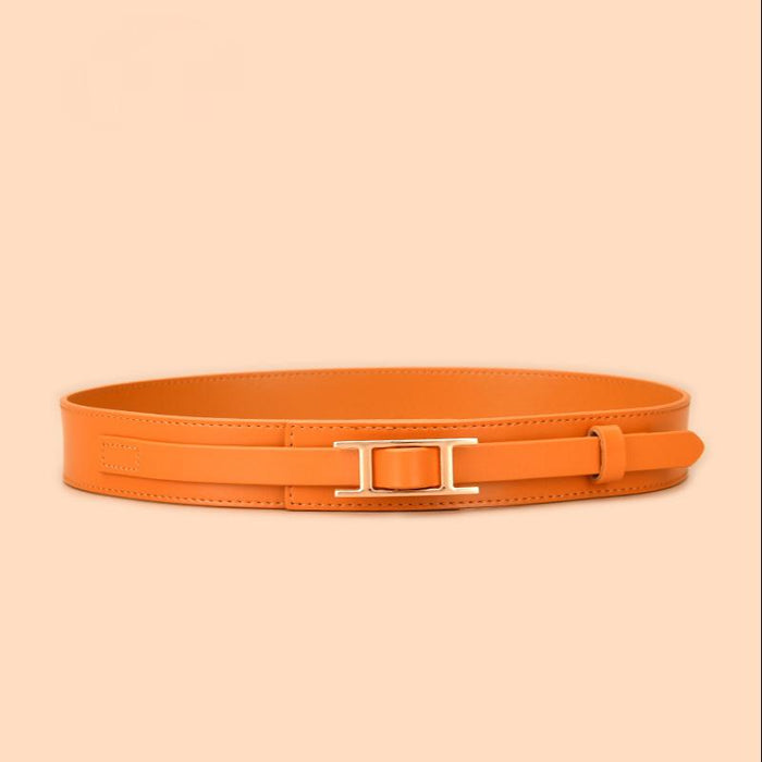 Women's Belt Decorated with Parka Waist Elastic Belt