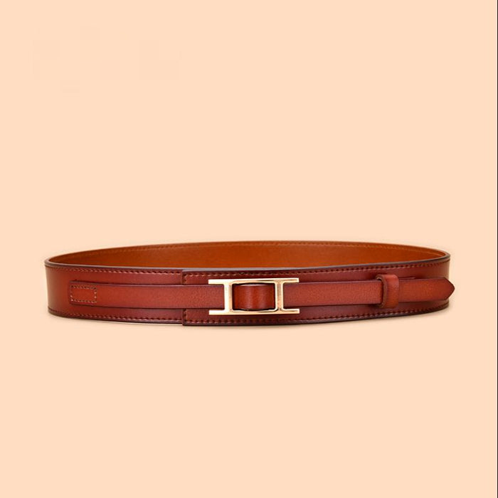 Women's Belt Decorated with Parka Waist Elastic Belt