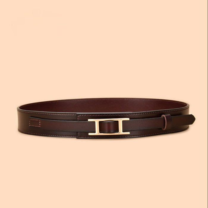 Women's Belt Decorated with Parka Waist Elastic Belt