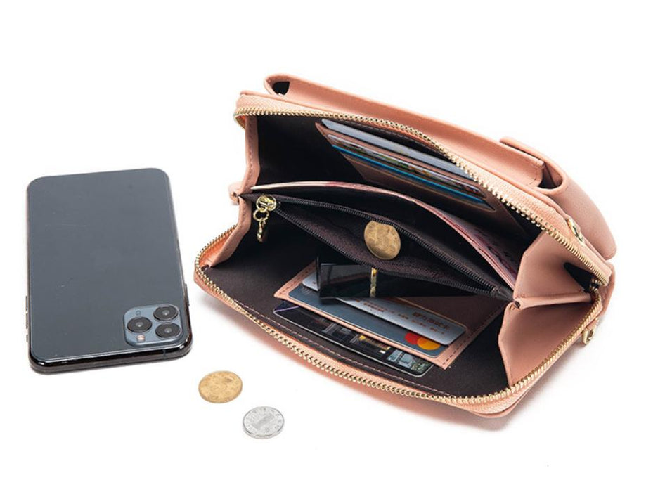 Long Wallet Magnetic Buckle Mobile Phone Bag