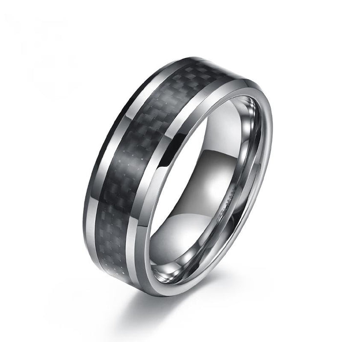 Men's Popular Tungsten Steel Ring Fashion Jewelry