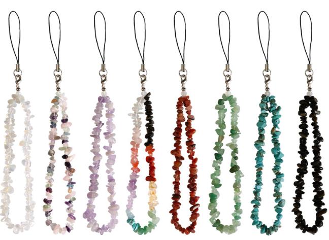 Beaded Mobile Phone Chain Pendant Gravel Mobile Phone Pendant