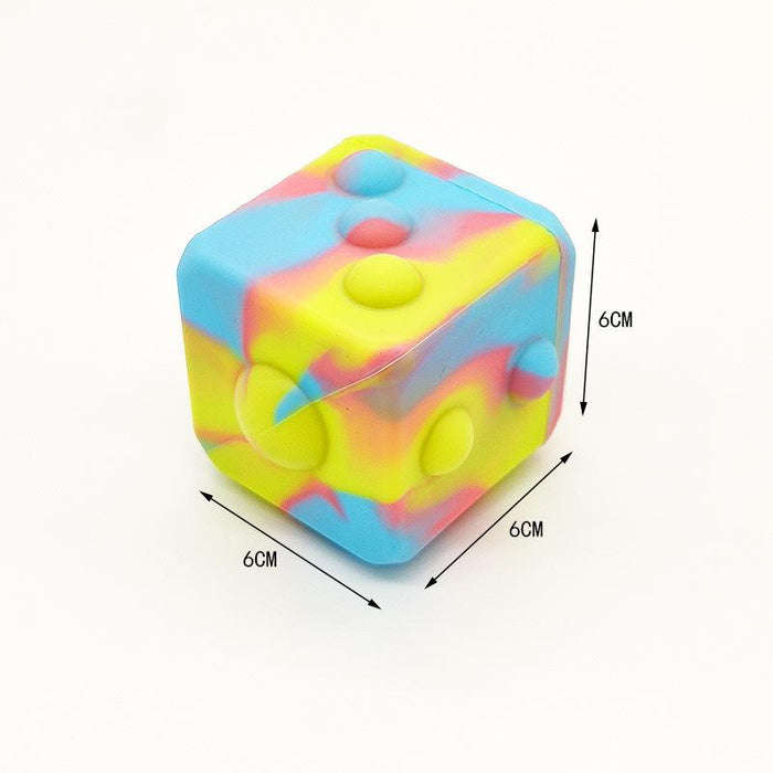 3D Silicone Decompression Ball Cube Pop It Fidget Toys