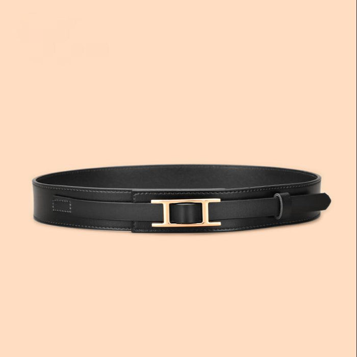 Women's Belt Decorated with Parka Waist Elastic Belt