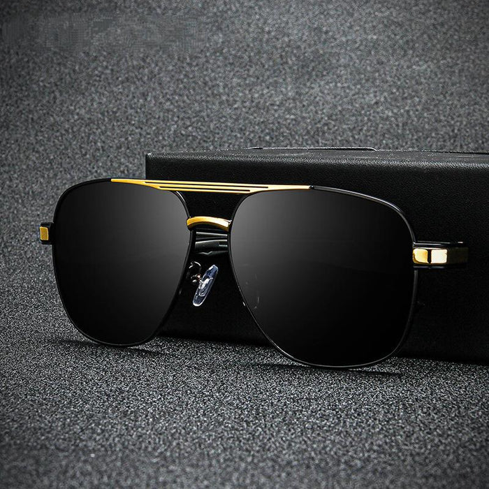 Fashion dual-purpose night vision goggles aluminum magnesium polarized sunglasses