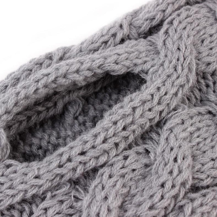 High collar knitted pet cat and dog clothes